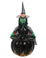Halloween Witch With Cauldron Drink Cooler 90cm 