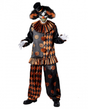 Halloween Kürbis Clown Kostüm mit Maske 