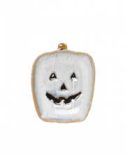 Halloween Pumpkin Teller Weiß 17 cm 