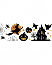 Halloween Silhouettes Wall Stickers 