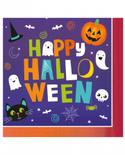 Fröhliche Halloween Freunde Servietten 16 St.