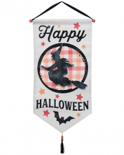 Happy Halloween Witch Banner 