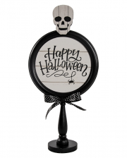 Happy Halloween Tischaufsteller mit Totenschädel 36cm 