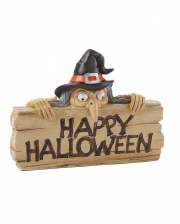 Happy Halloween Witch Decorative Sign 21 Cm 