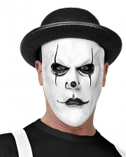 Pantomime Halbmaske mit Melone