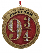 Harry Potter Plattform 9 3/4 Christbaumkugel 