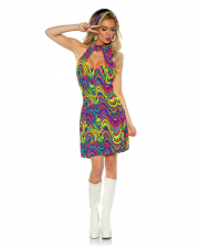 Hippie Neckholder Costume Dress Glow 