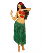 hula skirt green 