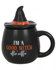 "I'm a Good Witch After Coffee" Lieblingstasse 15cm 