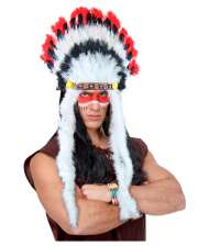 Indian chief feather headdress 