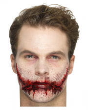 Grinse Joker Latex-Applikation