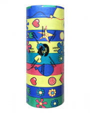 Jumbo streamers colorful motifs