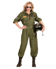 Kampfjet Pilotin Frauen Kostüm 