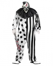 Killer Clown Costume With Mask Plus Size 
