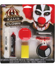 Horror Clown Makeup Kit 9 Pcs. 