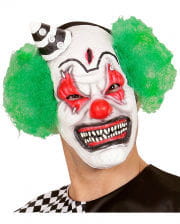 Killer Clown Maske mit Minihut