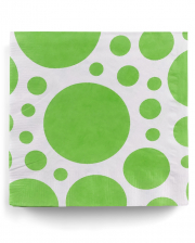 Kiwi Green Dots Napkins 20 Pc. 