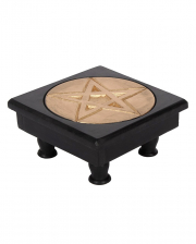 Kleiner Altar Tisch mit Pentagramm 
