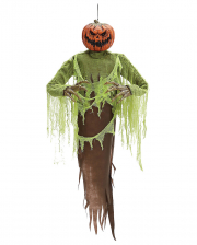 Gnarled Pumpkin Monster Hanging Figure With LED Eyes 150cm 
