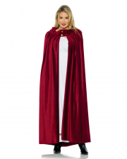 Costume Cape Red With Buttons 