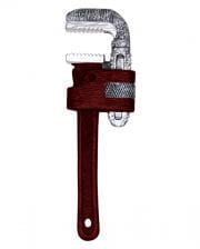 Giant pipe wrench as costume accessories