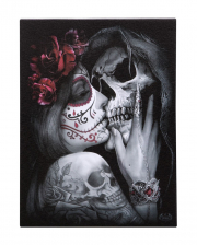 Kiss Of Death Canvas Picture 19 X 25 Cm 