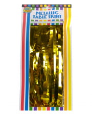 Tinsel Table Skirt Gold 