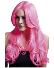Women Wig Khloe neon pink 
