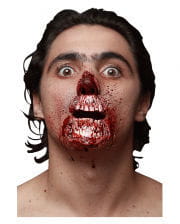 Zombie Gesichtswunden-Applikation 2-tlg. 
