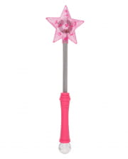 Rosa LED Cosplay Stern Zauberstab