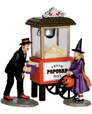 Lemax Spooky Town - Popcorn Stand 3er Set 