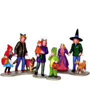 Lemax Spooky Town - Trick Or Treating Fun Set Of 4 