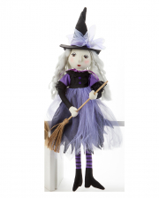 Purple Halloween Witch Edge Stool Figure 50cm 
