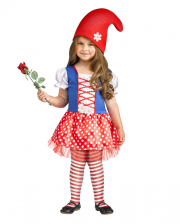 Little Miss Gnome Child Costume 