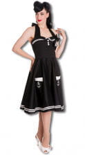Sailors petticoat dress black 