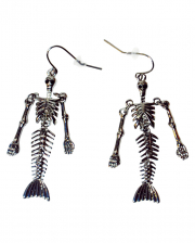 Mermaid Skeleton Earrings 