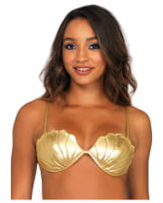 Goldener Mermaid Muschel-BH