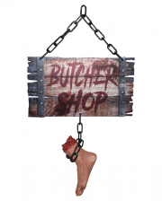 Butcher's Sign With Chain & Base 60cm 