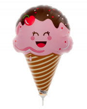Mini foil balloon ice creams 