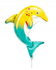Mini-Folienballon Lustiger Delfin