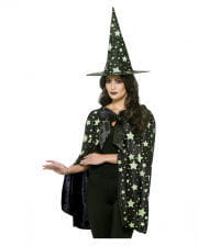 Midnight Witch Umhang mit Hut 