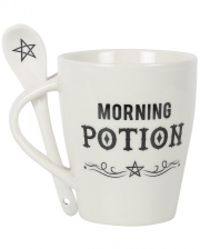 Morning Potion Lieblingstasse mit Löffel 