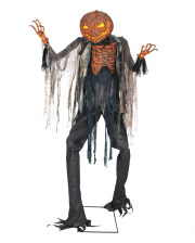 Glowing Pumpkin Scarecrow Animatronic 