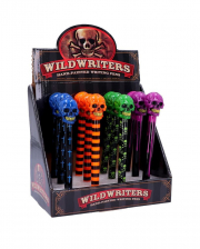 Neon Totenkopf Kugelschreiber