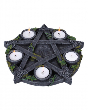 Gothic Pentagramm Teelichthalter 
