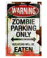 Parking Sign Zombie Parking Only 