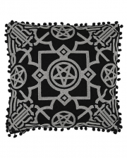Blair Black Kissenbezug mit Pentagramm 45x45cm 