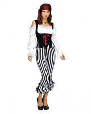 Pirate Costume Pants Black-white 