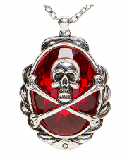 Pirate Necklace With Skull & Bones 
