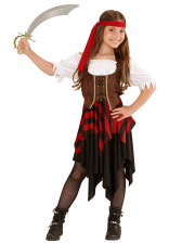 Hochsee Piratin Kostüm für Mädchen 